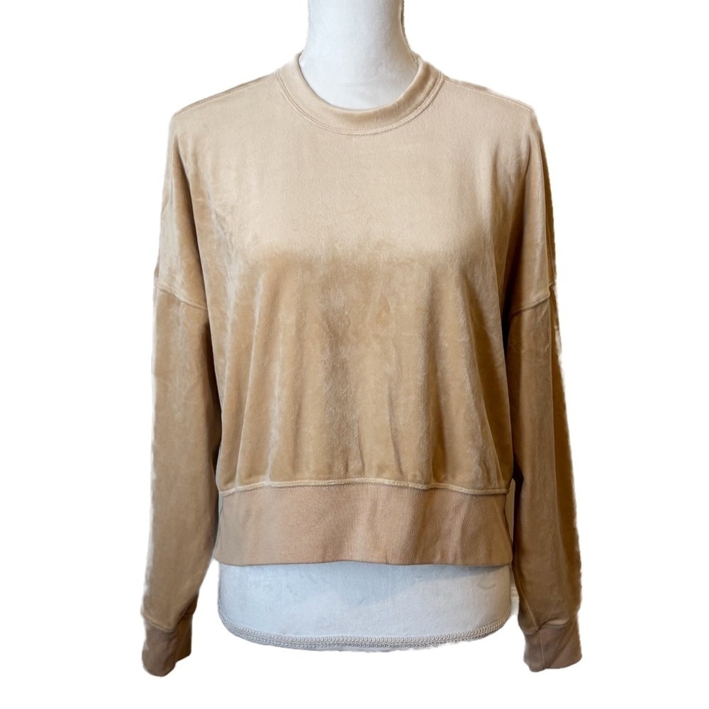 Abercrombie and Fitch Soft A&F Collection Velour Sweatshirt Women’s Small